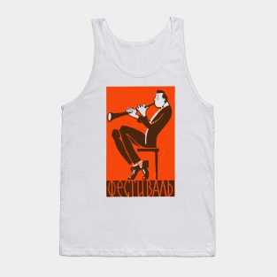 Clarinet Player ---- Retro Soviet Poster Aesthetic Tank Top